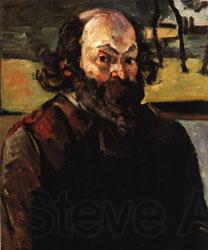 Paul Cezanne Self-Portrait Norge oil painting art